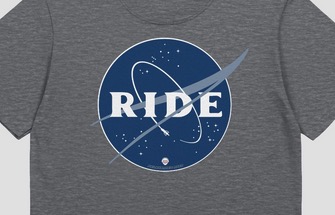 ride program blue t-shirt