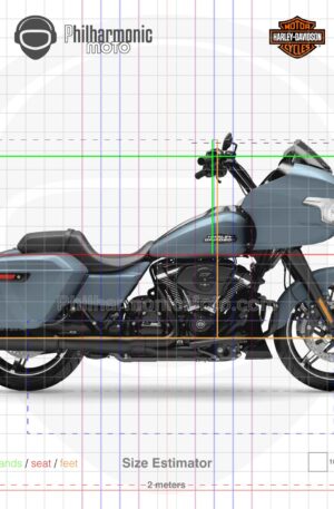 Harley-Davidson Road Glide 2024 Sharkskin Blue Black