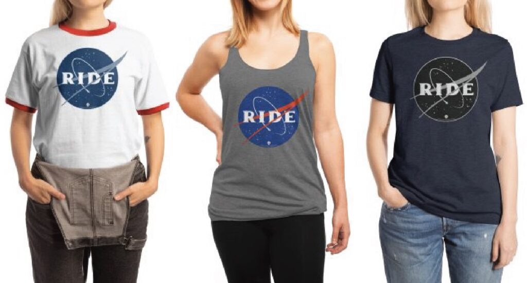 ride program girls t-shirts tank top