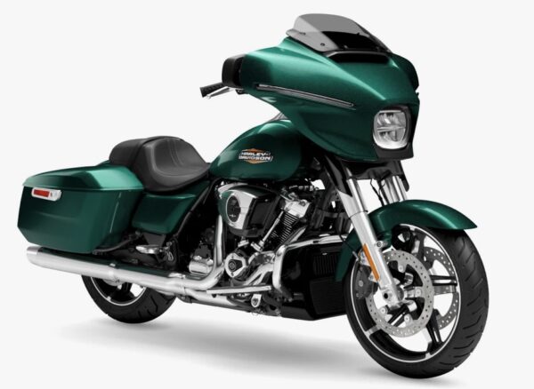 Harley-Davidson Street Glide 2024 Alpine Green Chrome front