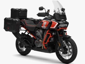 Harley-Davidson CVO Pan America 2024 Legendary Orange Black front