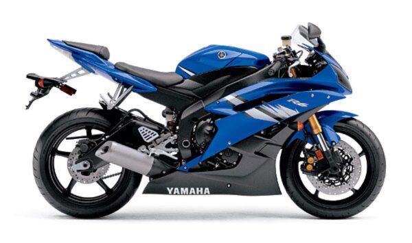 Yamaha YZF-R6 2006 blue side