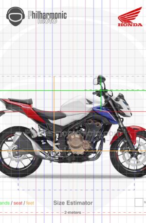 Honda CB500F 2016 Ross White Millennium Red Tricolor