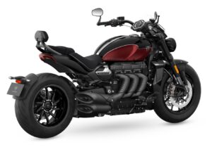 Triumph Rocket 3 Storm GT 2024 Carnival Red with Sapphire Black back