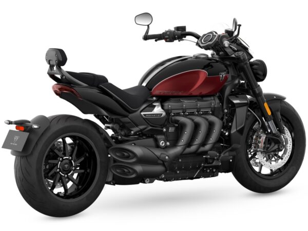 Triumph Rocket 3 Storm GT 2024 Carnival Red with Sapphire Black back