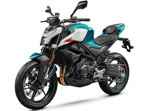 CFMoto 450NK 2024 Zephyr Blue front