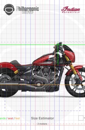 Indian 101 Scout 2025 Sunset Red Metallic with Graphics-01