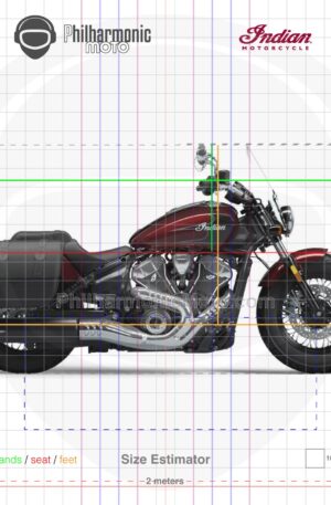 Indian Super Scout 2025 Maroon Metallic with Graphics