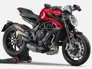 MV Agusta Dragster R 2023 Metallic Madness Red Metallic Carbon Black front