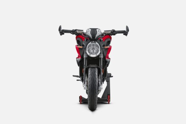 MV Agusta Dragster R 2023 Metallic Madness Red Metallic Carbon Black headlight