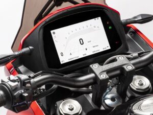 Moto Morini X-Cape 2022 Red Passion dashboard