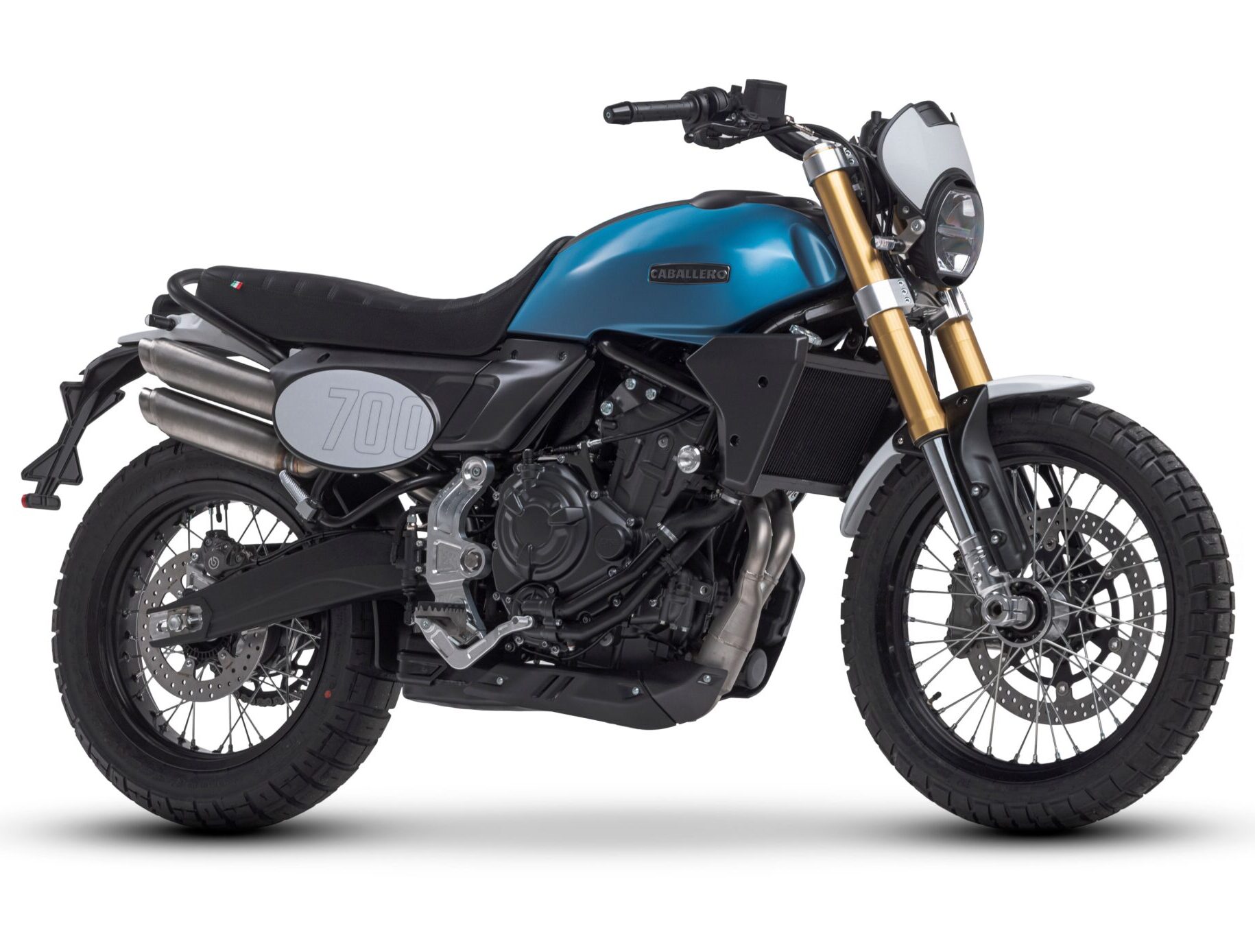 Fantic Caballero 700 Scrambler 2023 Specs and ergonomics