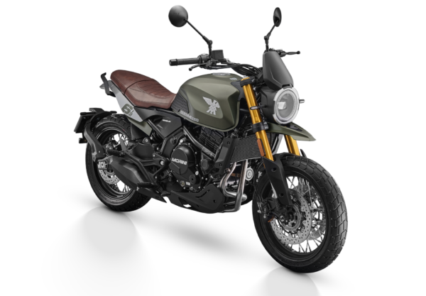 Moto Morini Seiemmezzo SCR 2022 Navy Green front