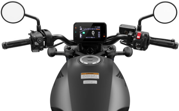 Honda Rebel 1100 CMX1100 2025 Matte Black Metallic cockpit