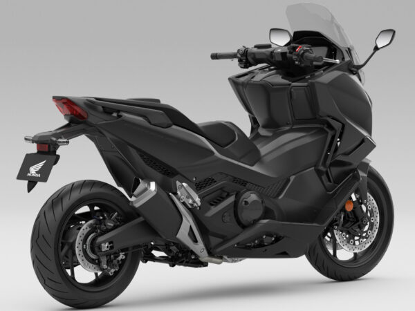 Honda Forza 750 2025 Blacked out Mat Ballistic Black Metallic back