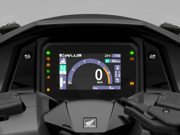 Honda Forza 750 2025 dashboard
