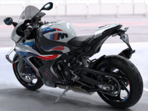 BMW M 1000 RR 2025 Light White M Motorsport back