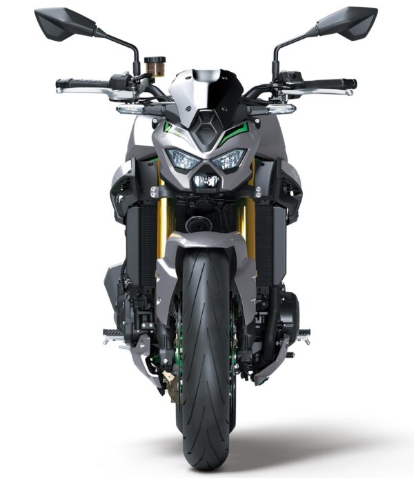 Kawasaki Z900 SE 2025 Metallic Matte Graphite Gray Ebony Metallic Graphite Gray headlight