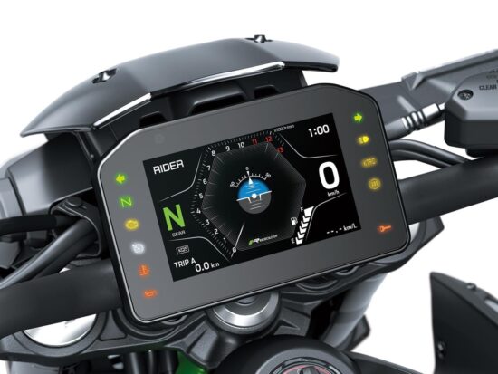 Kawasaki Z900 2025 dashboard