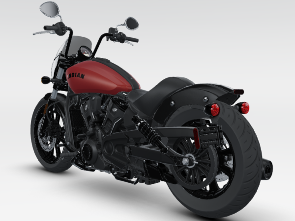 Indian Sport Scout Sixty 2025 Sunset Red Smoke back