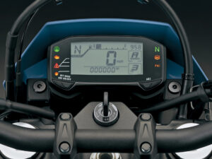Suzuki DR-Z4SM 2025 Sky Gray dashboard