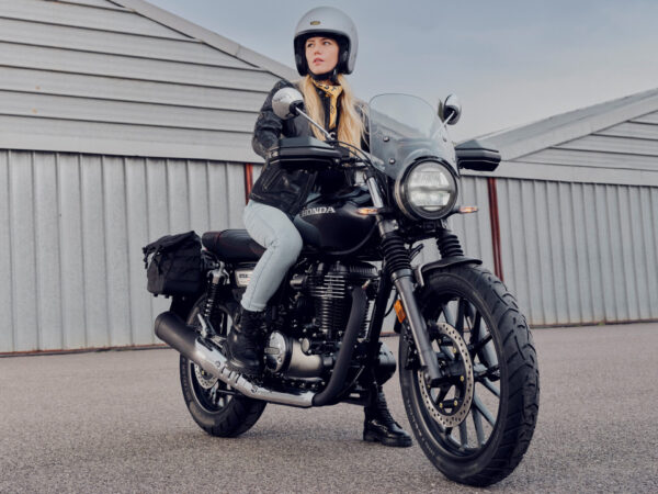 Honda GB350S 2025 Gunmetal Black Metallic accessorized