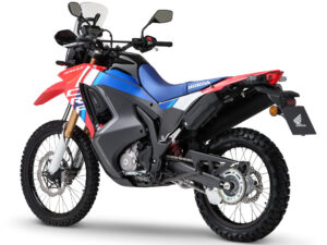 Honda CRF300L Rally 2025 Extreme Red back