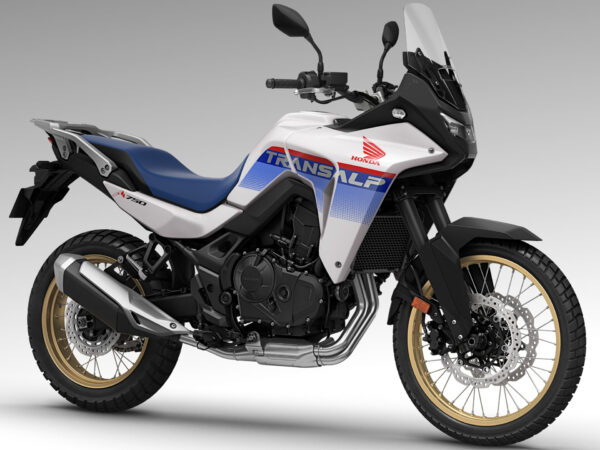 Honda XL750 Transalp 2025 Ross White Tricolor front