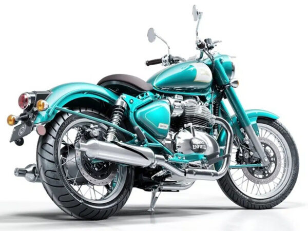 Royal Enfield Classic 650 2025 Teal Green back