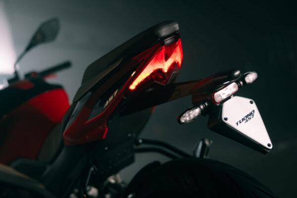 Aprilia Tuono 457 2025 Piranha Red taillight