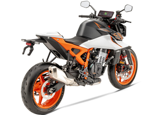 KTM 990 Duke R 2025 white back