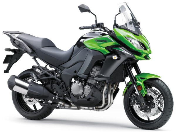 Kawasaki Versys 1000 2017 Candy Lime Green Metallic Carbon Grey front