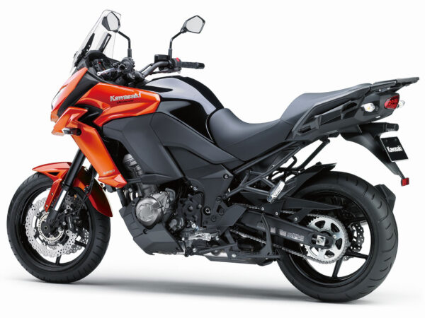 Kawasaki Versys 1000 2015 Candy Burnt Orange Metallic Spark Black back
