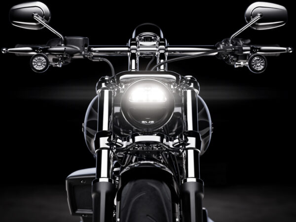 Harley-Davidson Breakout 2025 Midnight Firestorm headlight