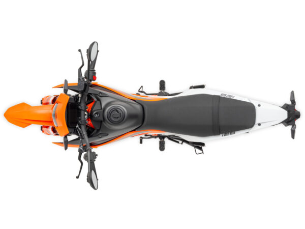 KTM 125 SMC R 2025 orange top view