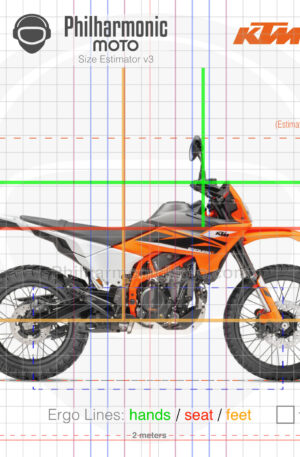 KTM 125 Enduro R 2025 orange sev3