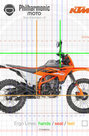 KTM 390 Enduro R 2025 orange sev3