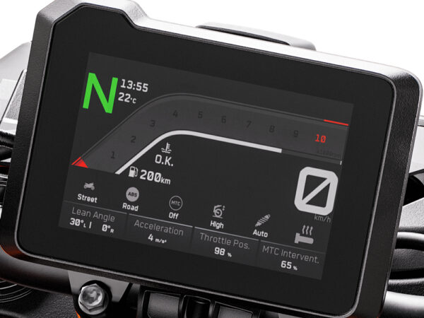 KTM 790 Duke 2025 dashboard