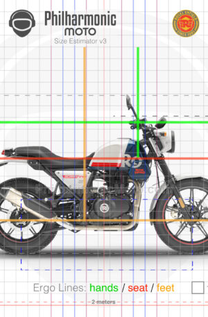 Royal Enfield Scram 440 2025 Force Blue sev3