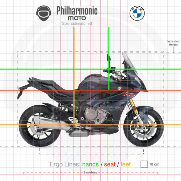 BMW S 1000 XR 2017 Ocean Blue Metallic Matt sev3