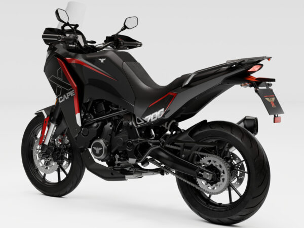 Moto Morini X-Cape 700 2025 Black Ebony back