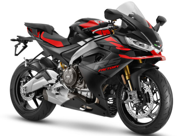 Aprilia RS 660 Factory 2025 Dark Banshee front