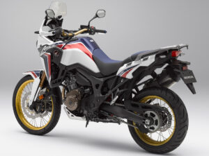 Honda Africa Twin 2018 Glare White Tricolor back
