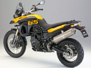 BMW F 800 GS 2008 Sunset Yellow Black back