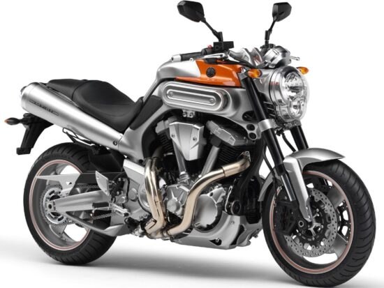 Yamaha MT-01 2008 silver orange front