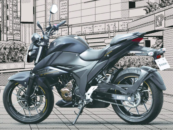 Suzuki Gixxer 250 2024 Metallic Mat Stellar Blue back