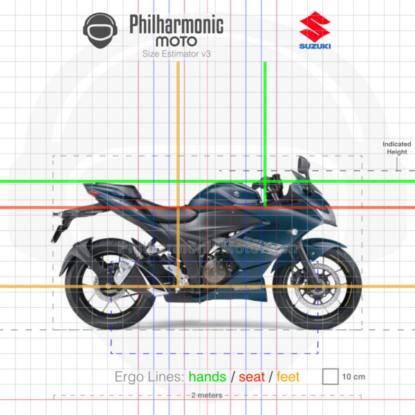 Suzuki Gixxer SF 250 2024 Metallic Mat Stellar Blue sev3