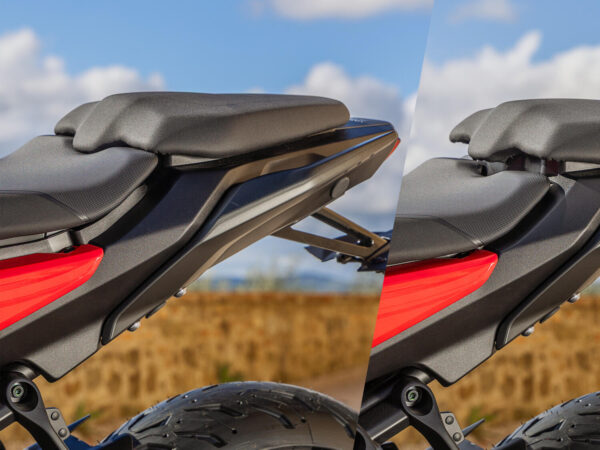 Yamaha Tracer 7 2025 Redline adjustable seat height