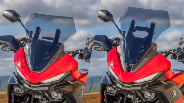 Yamaha Tracer 7 2025 Redline adjustable windscreen