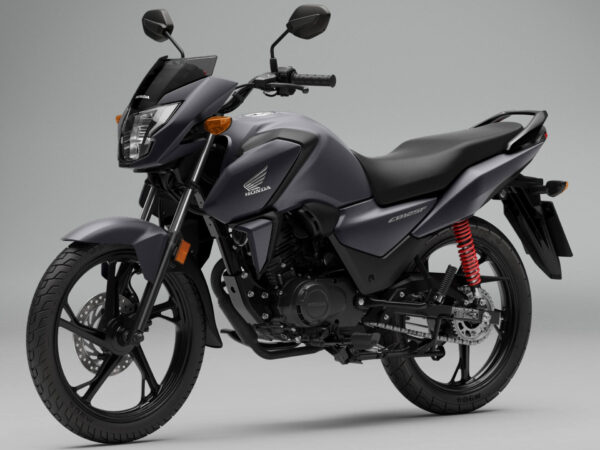 Honda CB125F 2026 Matt Axis Grey Metallic front